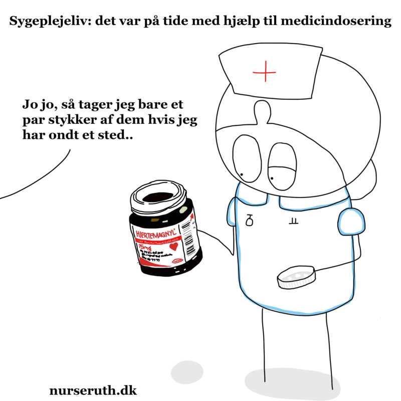 Read more about the article Jeg siger bare, det med medicinen er ikke en lille opgave