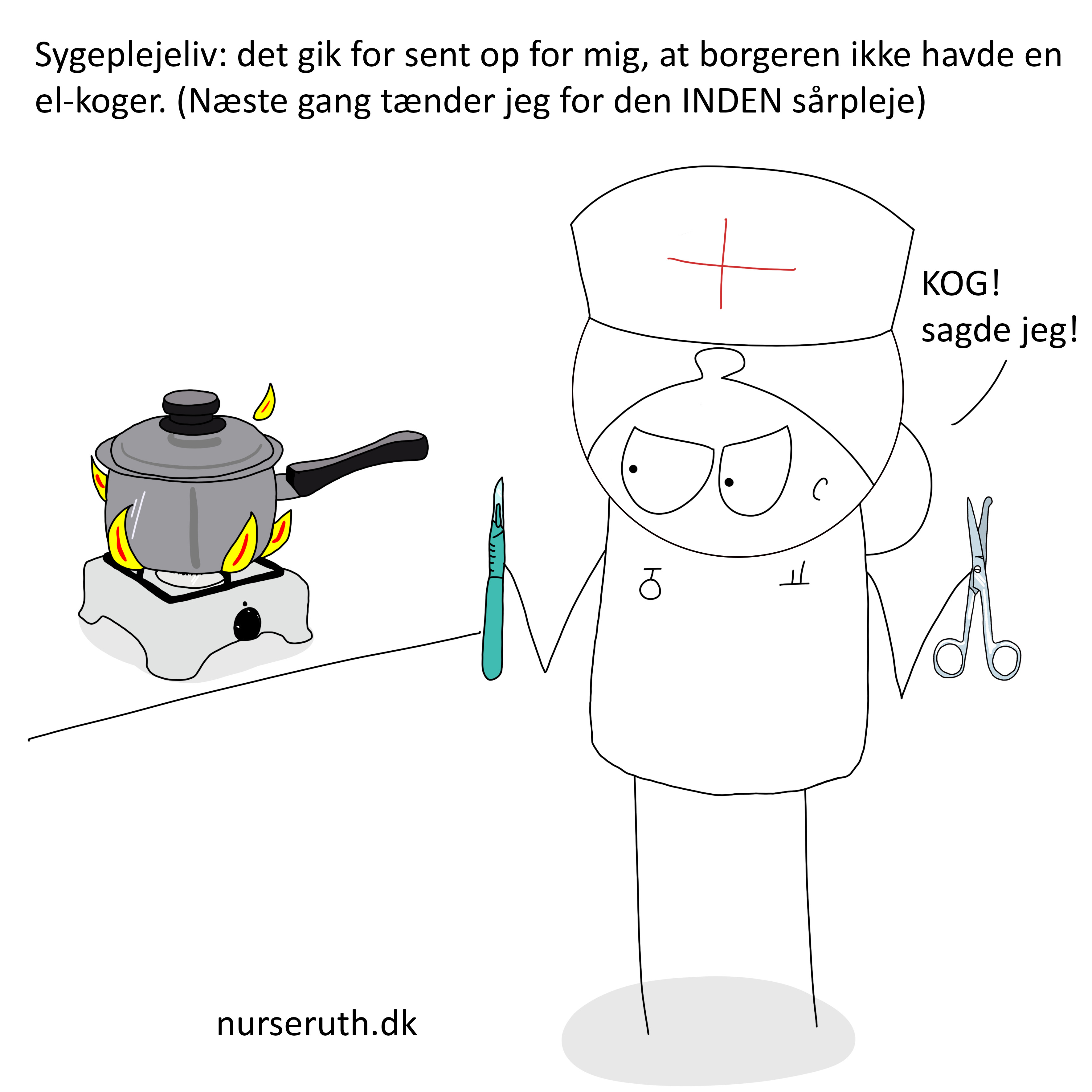 You are currently viewing Det skete aldrig da jeg arbejdede på sygehus. (Og, Jeps. Vi skolder og genbruger)